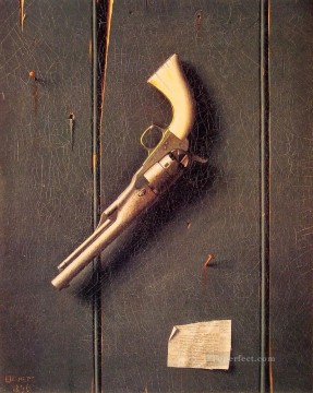 古典的な静物画 Painting - 忠実なコルト ウィリアム ハーネットの静物画